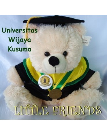 Boneka Wisuda Universitas Wijaya Kusuma Surabaya (30 cm)